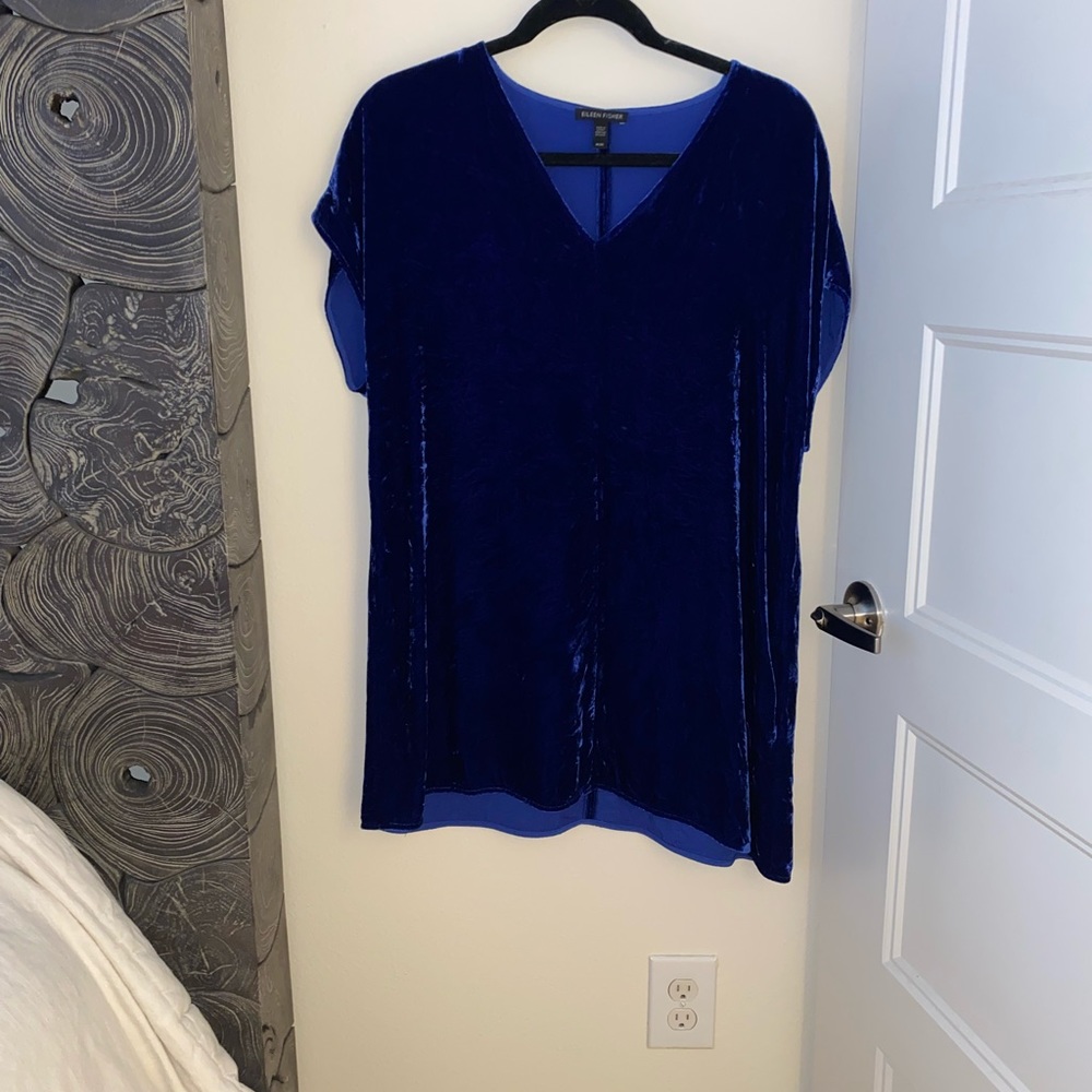 Ellen fisher blue dress